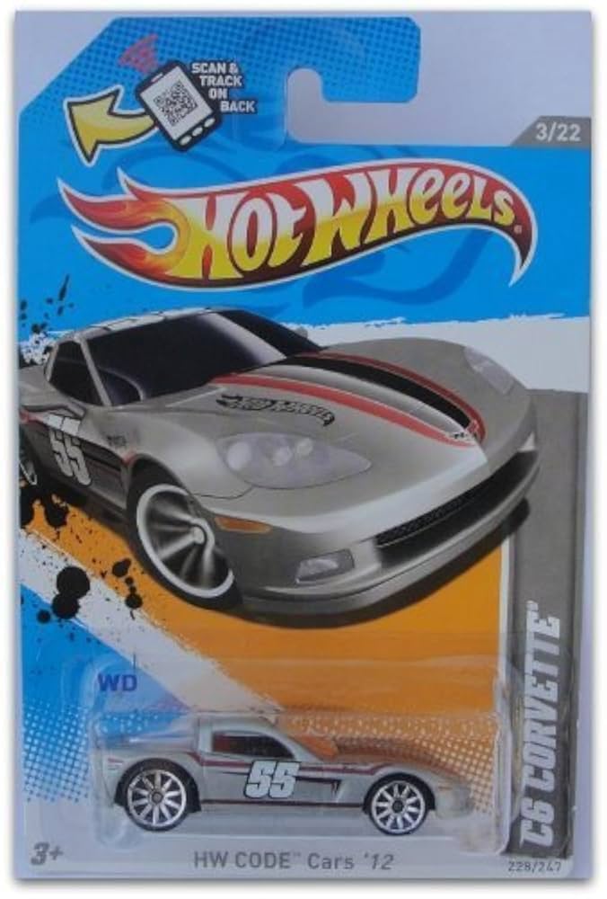 Amazon.com: Hot Wheels Code Cars '12- C6 Corvette : Toys & Games